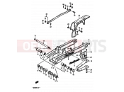 SUZUKI TS250X E (1984) 58 - REAR SWINGING ARM