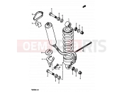 SUZUKI TS250X E (1984) 60 - REAR SHOCK ABSORBER (MODEL E/G/H/J)