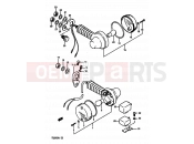 SUZUKI TS250X G (1986) 26 - TURNSIGNAL LAMP (E02,E15,E16,E17,E18,E22)