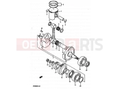 SUZUKI TS250X J (1988) 6 - CRANKSHAFT