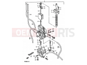 SUZUKI TS250X J (1988) 8 - CARBURETOR