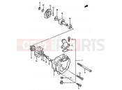 SUZUKI TS250X J (1988) 12 - WATER PUMP