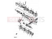 SUZUKI TS250X J (1988) 16 - TRANSMISSION