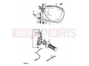 SUZUKI TS250X J (1988) 49B - RIGHT HANDLE SWITCH (MODEL K E21,E24)