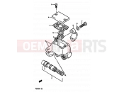 SUZUKI TS250X J (1988) 57 - FRONT MASTER CYLINDER (MODEL G/H/J/K)