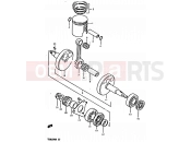 SUZUKI TS50ERK T (1996) 4 - PISTON - CRANKSHAFT