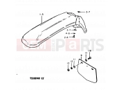 SUZUKI TS50ERK T (1996) 55 - FRONT FENDER
