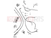 SUZUKI TS50ERK T (1996) 60 - HANDLEBAR - CONTROL CABLE