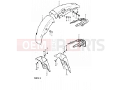 SUZUKI TS50ERK T (1996) 66 - REAR FENDER