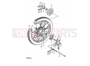 SUZUKI TS50ERK T (1996) 67 - REAR WHEEL (TS50ERKT)