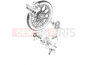 SUZUKI TS50ERKD D (1983) 55 - FRONT WHEEL