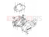 SUZUKI TS50ERKDB Z (1982) 3 - CRANKCASE COVER