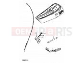 SUZUKI TS50ERP N (1992) 41 - SEAT - METER CABLE GUIDE