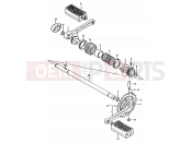 SUZUKI TS50ERP T (1996) 44 - PEDAL CRANK