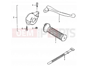 SUZUKI TS50ERP T (1996) 38 - RIGHT HANDLE SWITCH