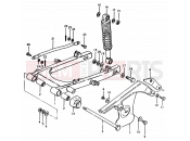 SUZUKI TS50ERP T (1996) 40 - REAR SWINGING ARM
