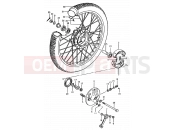 SUZUKI TS50ERP T (1996) 35 - FRONT WHEEL (TS50ERPT E25)