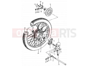 SUZUKI TS50ERP T (1996) 42 - REAR WHEEL