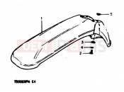 SUZUKI TS50ERPD N (1992) 30 - FRONT FENDER