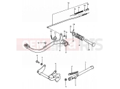 SUZUKI TS50ERPD T (1996) 25 - STAND - REAR BRAKE