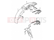 SUZUKI TS50ERPD T (1996) 41 - REAR FENDER