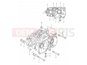 SUZUKI TS50XA M (1991) 2 - CRANKCASE