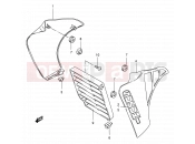 SUZUKI TS50XA M (1991) 27 - FRAME FRONT COVER