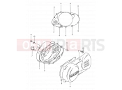 SUZUKI TS50XA R (1994) 3 - CRANKCASE COVER