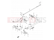 SUZUKI TS50XK G (1986) 23 - STAND - FOOTREST (MODEL E/G)