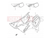 SUZUKI TS50XK G (1986) 29 - FRAME COVER (MODEL E/G/H/J)