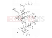 SUZUKI TS50XK G (1986) 38B - REAR SWINGING ARM (MODEL M/R E22)