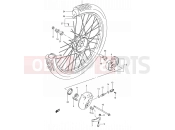 SUZUKI TS50XK G (1986) 34 - FRONT WHEEL