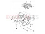 SUZUKI TS50XK H (1987) 2 - CRANKCASE