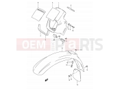 SUZUKI TS50XK H (1987) 33 - HEADLAMP HOUSING (MODEL E/G/H/J)