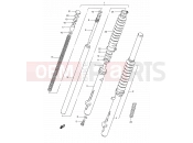 SUZUKI TS50XK J (1988) 31 - FRONT DAMPER