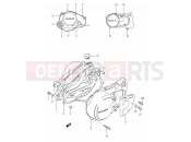 SUZUKI TS50XK R (1994) 3 - CRANKCASE COVER