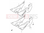 SUZUKI TS50W D (1983) 29 - FRAME COVER (MODEL D/E)