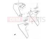SUZUKI TS50W D (1983) 31 - RADIATOR COVER (MODEL D/E)