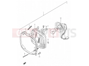 SUZUKI TS50W G (1986) 19 - HEADLAMP (MODEL E/F/G/P/S)