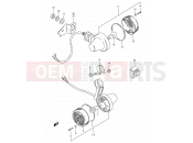 SUZUKI TS50W G (1986) 20 - TURN SIGNAL LAMP