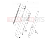SUZUKI TS50W G (1986) 42 - FRONT DAMPER (MODEL D/E/F/G)