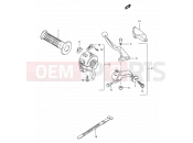 SUZUKI TS50W P (1993) 38 - LEFT HANDLE SWITCH