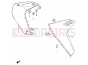 SUZUKI TS50W P (1993) 32A - RADIATOR COVER (MODEL P/S)