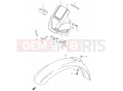 SUZUKI TS50W P (1993) 35 - HEADLAMP HOUSING (MODEL G/P/S)