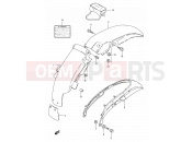 SUZUKI TS50W S (1995) 39 - REAR FENDER
