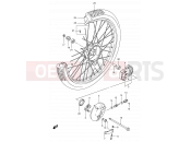 SUZUKI TS50W S (1995) 44 - FRONT WHEEL