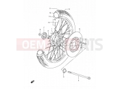 SUZUKI TU125XT X (1999) 41 - FRONT WHEEL