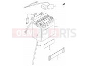 SUZUKI TU250X Y (2000) 19 - BATTERY