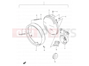 SUZUKI TU250X Y (2000) 22 - HEADLAMP