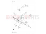 SUZUKI TU250X L0 (2010) 49 - REAR SWINGINGARM